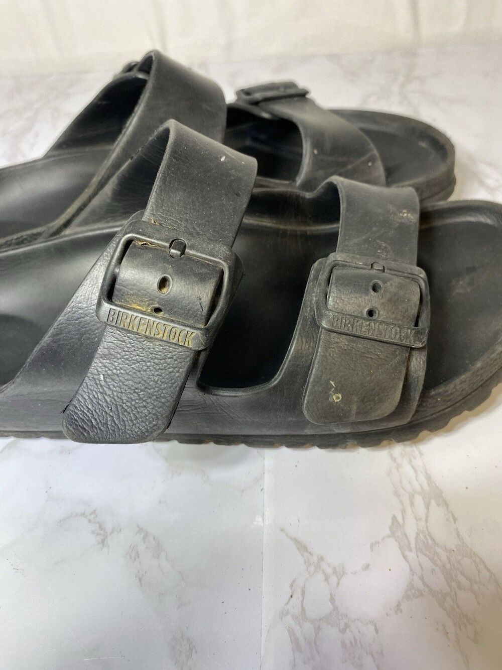 Birkenstock Arizona EVA Shoes Mens Size 8 Double Strap Sandals Slip On Comfort - Picture 3 of 9